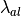 \lambda_{al}