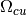 \Omega_{cu}