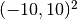 (-10, 10)^2